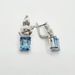 Luxusní náušnice - Topaz 21 - Obrázek 2