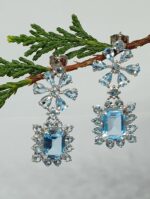 Luxusní náušnice - Topaz 147